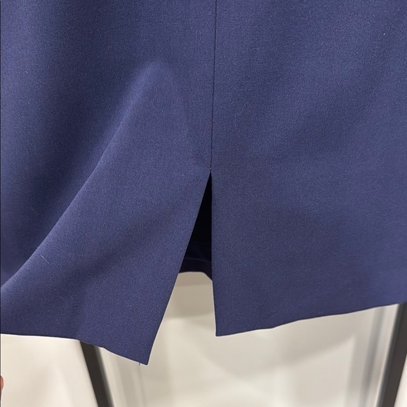 NWOT!! Elegant Navy Blue Sleeveless Dress - Picture 9 of 11